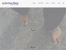 Tablet Screenshot of barefootplanet.org